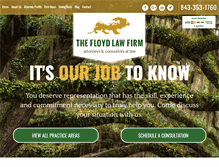 Tablet Screenshot of floydlaw.com